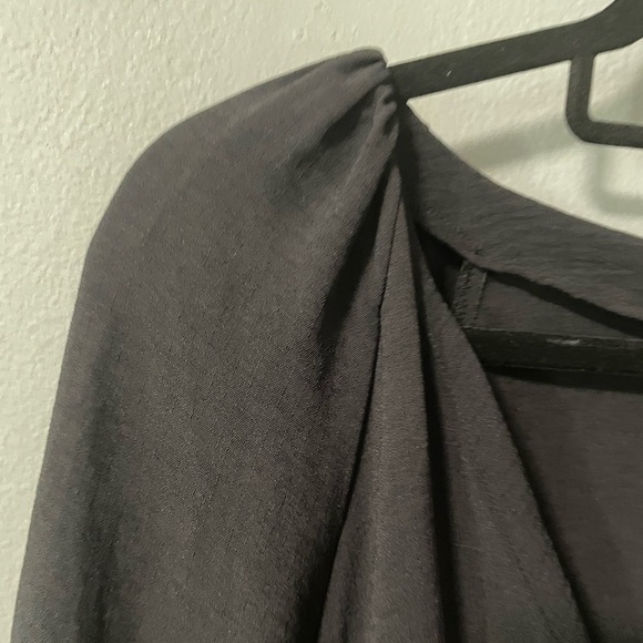 NWOT Zara belted wide leg jumpsuit in black. Size Large - Picture 9 of 12